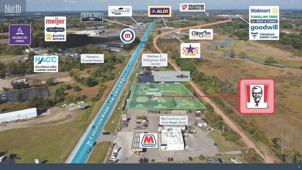 More Photos Of 3335 Carleton rd, Hillsdale General Retail For Sale