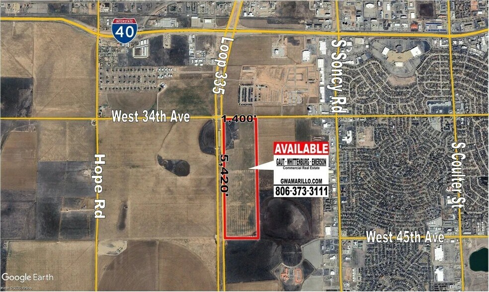 Primary Photo Of 335 E 34th Ave, Amarillo Land For Sale