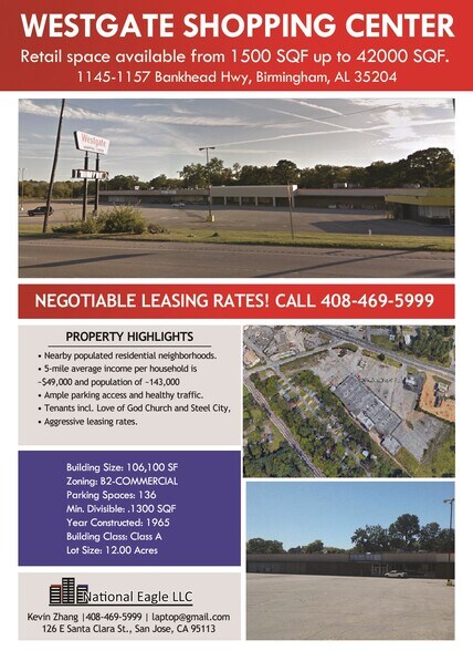 More Photos Of 1145-1163 Bankhead Hwy, Birmingham Land For Lease