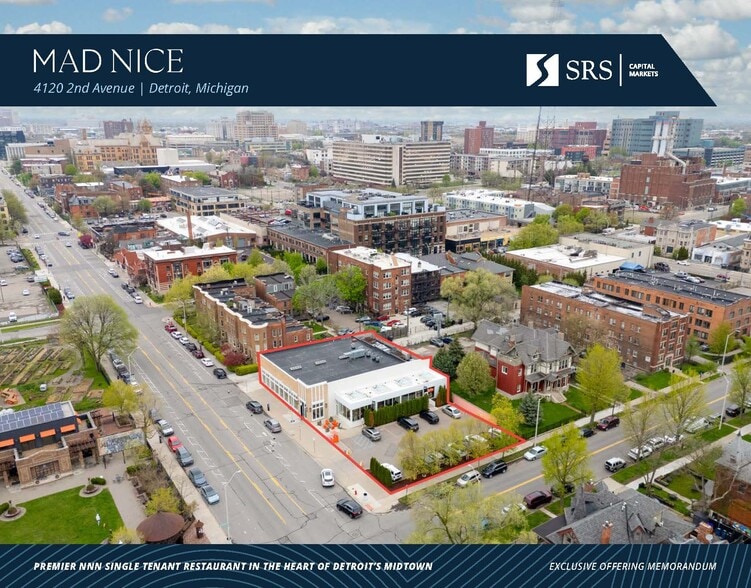 Primary Photo Of 4120 2nd Ave, Detroit Freestanding For Sale
