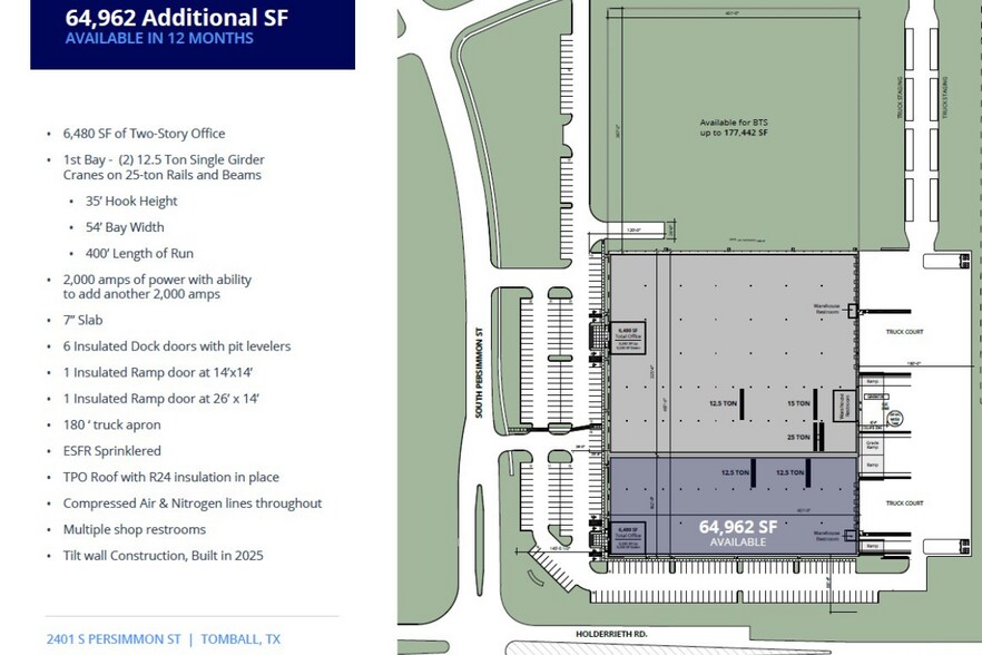 More Photos Of 2401 S Persimmon St, Tomball Manufacturing For Lease