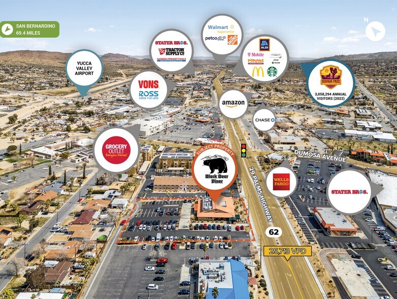 More Photos Of 57084 29 Palms Hwy, Yucca Valley Restaurant For Sale