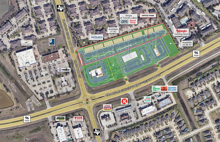 More Photos Of NEQ of League City Pkwy & Egret Bay Blvd, League City Office For Sale