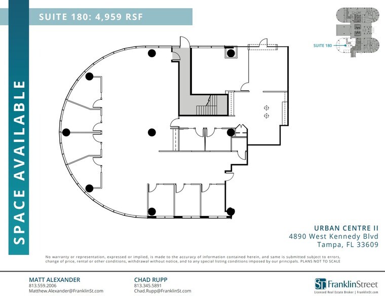 More Photos Of 4830 W Kennedy Blvd, Tampa Unknown For Lease