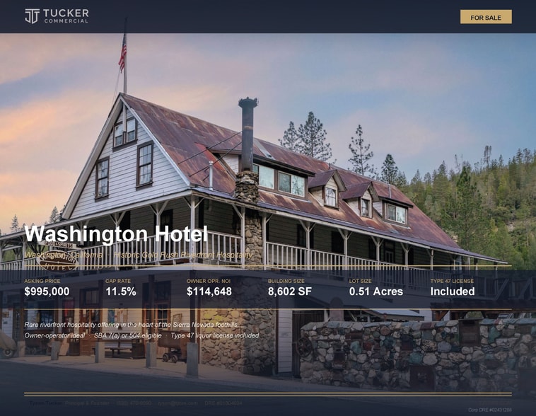 Primary Photo Of 15432 Washington Rd, Washington Storefront Retail Residential For Sale