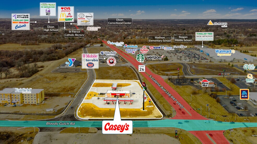 More Photos Of 1401 W 4th St, Dixon Convenience Store For Sale