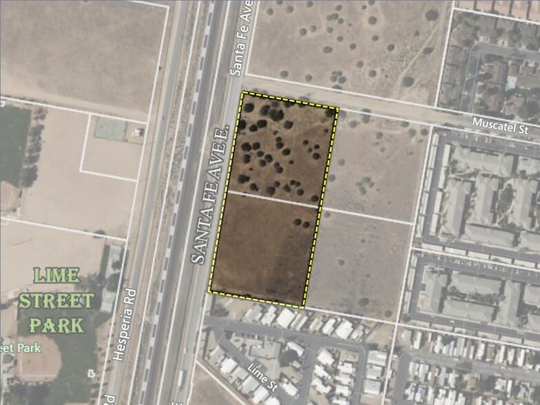 Primary Photo Of 1 Santa Fe Ave, Hesperia Land For Sale