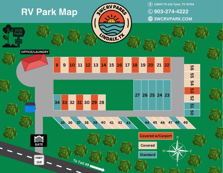 More Photos Of 12800 TX-110, Tyler Trailer Camper Park For Sale