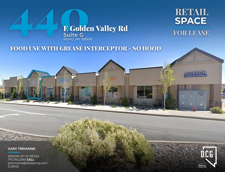 Primary Photo Of 440 E Golden Valley Rd, Reno Freestanding For Lease