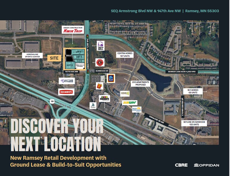 Primary Photo Of 14700 Armstrong Blvd NW, Ramsey Land For Lease