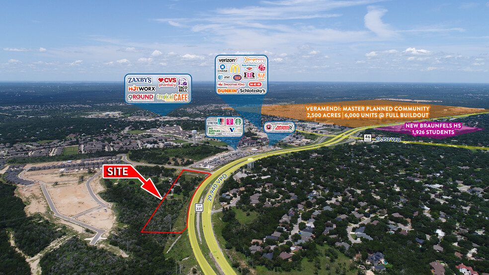 Primary Photo Of Paladora Dr, New Braunfels Land For Lease