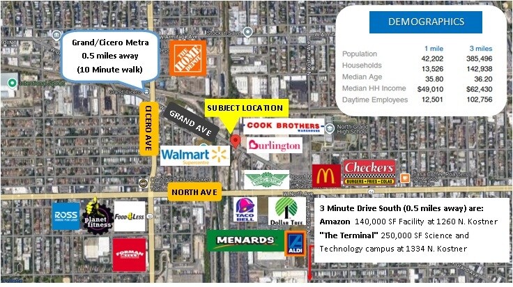 More Photos Of 4555 W Grand Ave, Chicago Warehouse For Sale