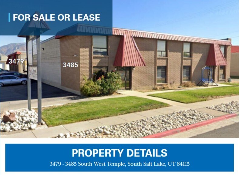Primary Photo Of 3485 S West Temple, South Salt Lake Light Manufacturing For Sale