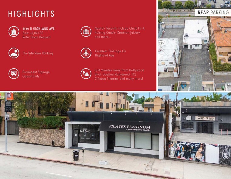 More Photos Of 1330 N Highland Ave, Los Angeles Freestanding For Lease