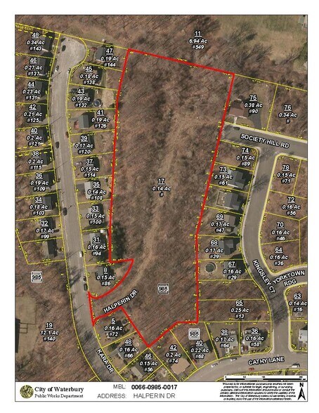 More Photos Of 00 Halperin Court, Waterbury Land For Sale