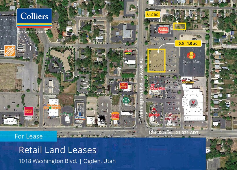 Primary Photo Of 1018 Washington Blvd, Ogden Land For Lease