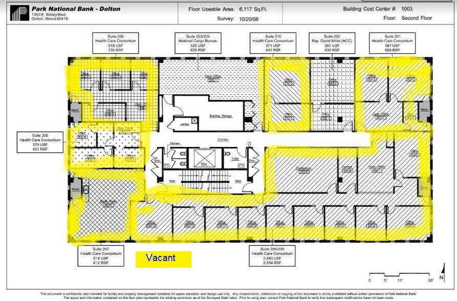 1350 E Sibley Blvd, Dolton, IL 60419 Office For Lease