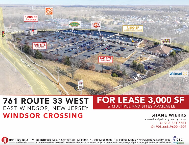 Primary Photo Of 761 W Route 33, East Windsor Unknown For Lease