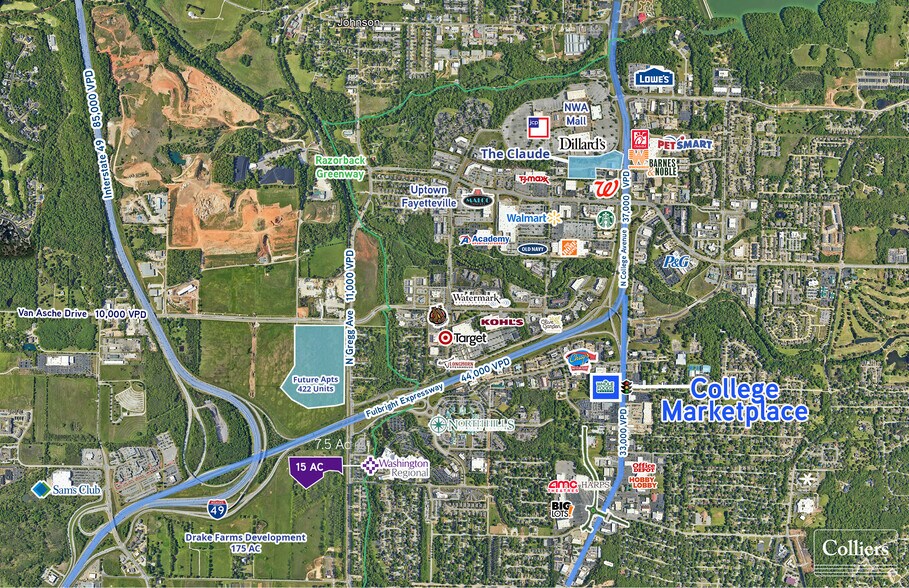 More Photos Of 3379 N College Ave, Fayetteville Freestanding For Lease