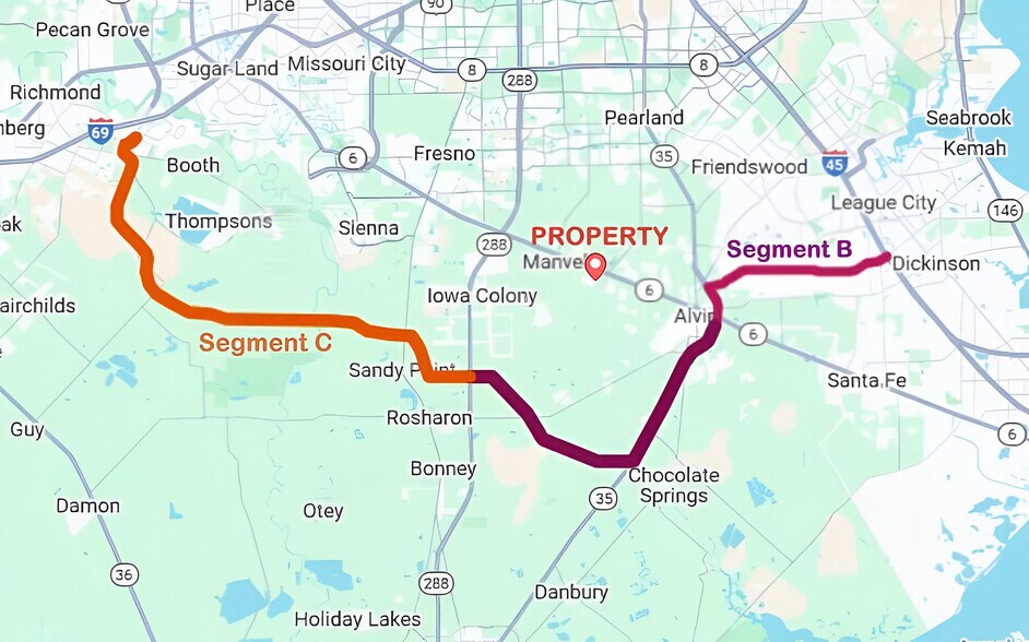 More Photos Of State Highway 6, Manvel Land For Sale