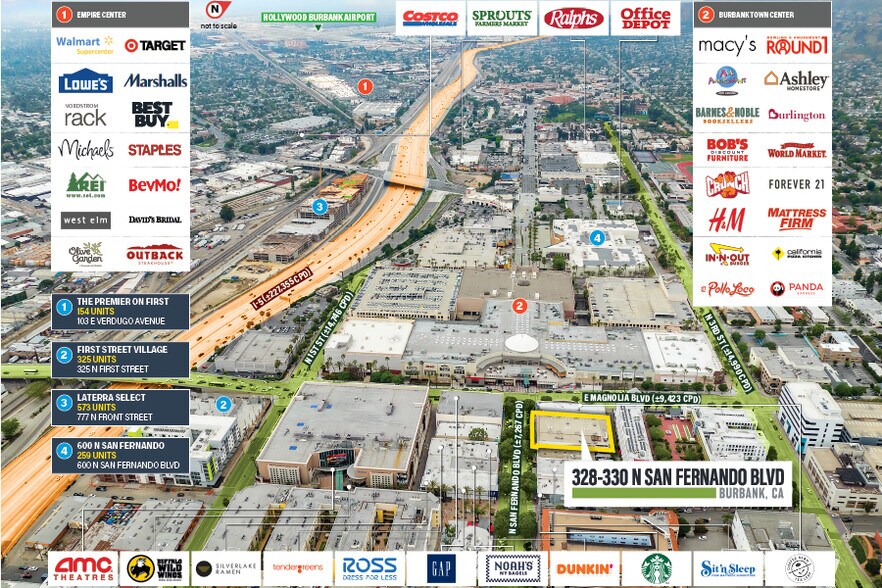 More Photos Of 328-330 N San Fernando Blvd, Burbank Storefront For Lease