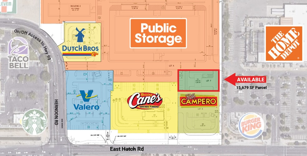 More Photos Of 1351 E Hatch Rd, Modesto General Retail For Sale