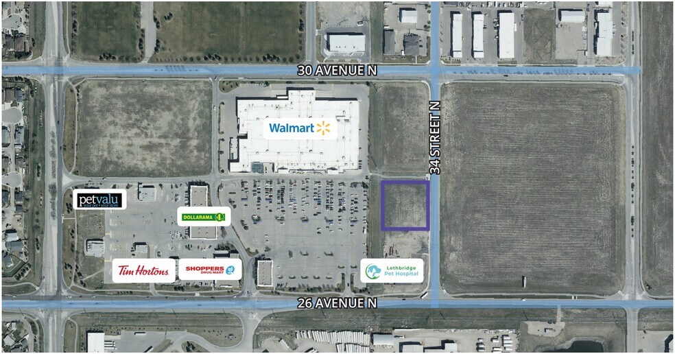 Primary Photo Of 2702 34 St N, Lethbridge Land For Sale