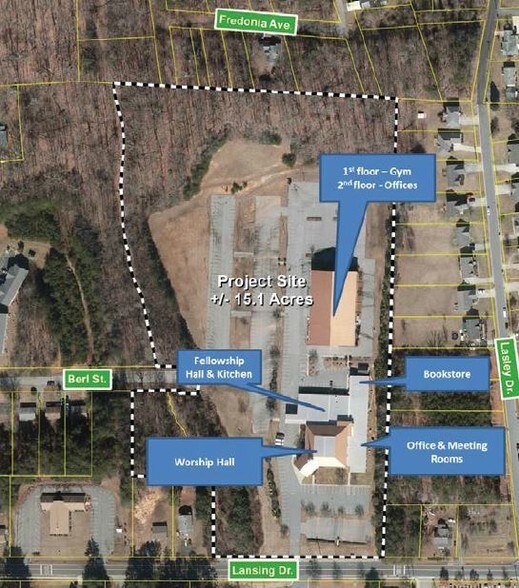 More Photos Of 5095 Lansing Dr, Winston-Salem Religious Facility For Sale