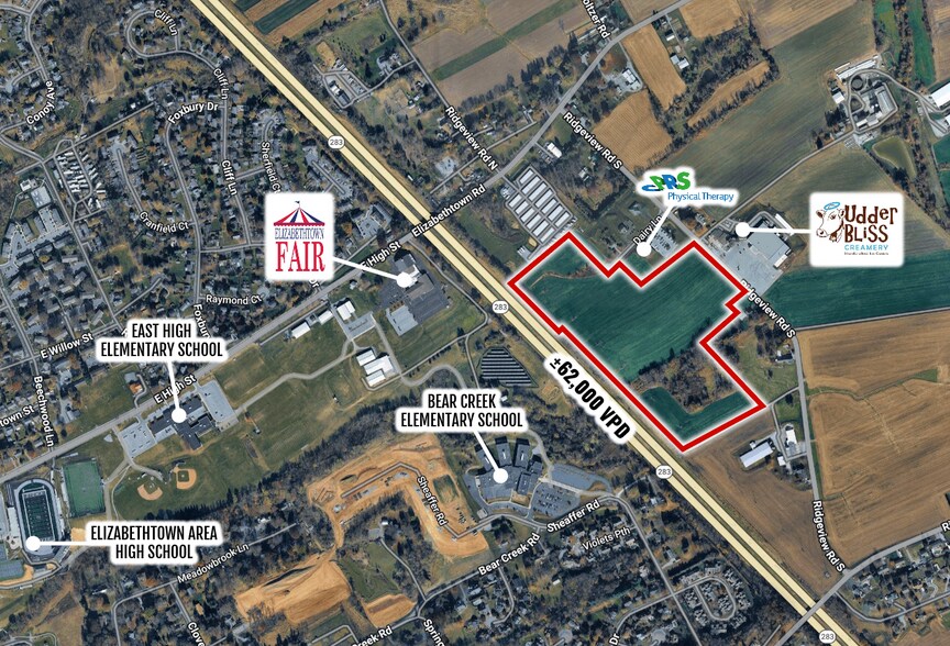 Primary Photo Of 392 S Ridgeview Rd, Elizabethtown Land For Sale