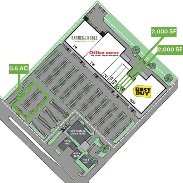More Photos Of 711-805 Texas Ave S, College Station Unknown For Lease