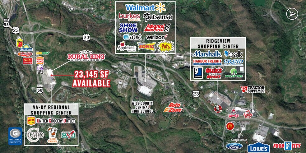 More Photos Of 640-700 Hwy 58 E, Norton Freestanding For Lease