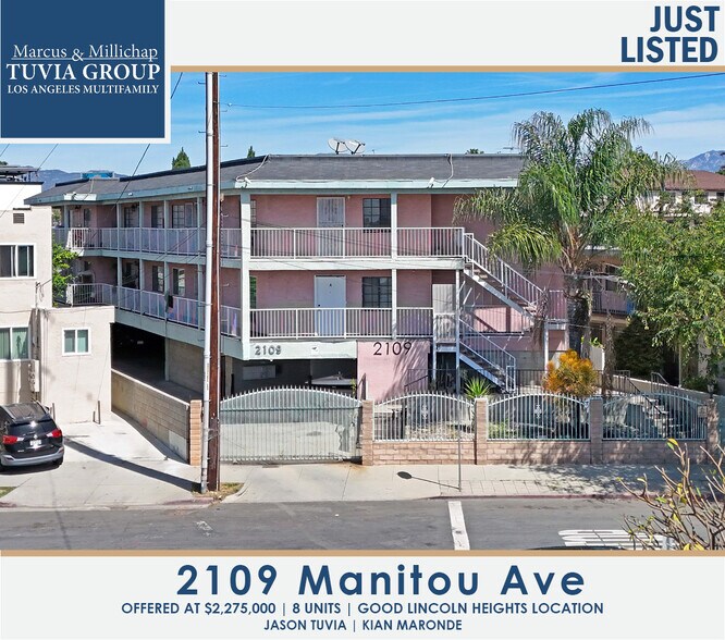 Primary Photo Of 2109 Manitou Ave, Los Angeles Apartments For Sale