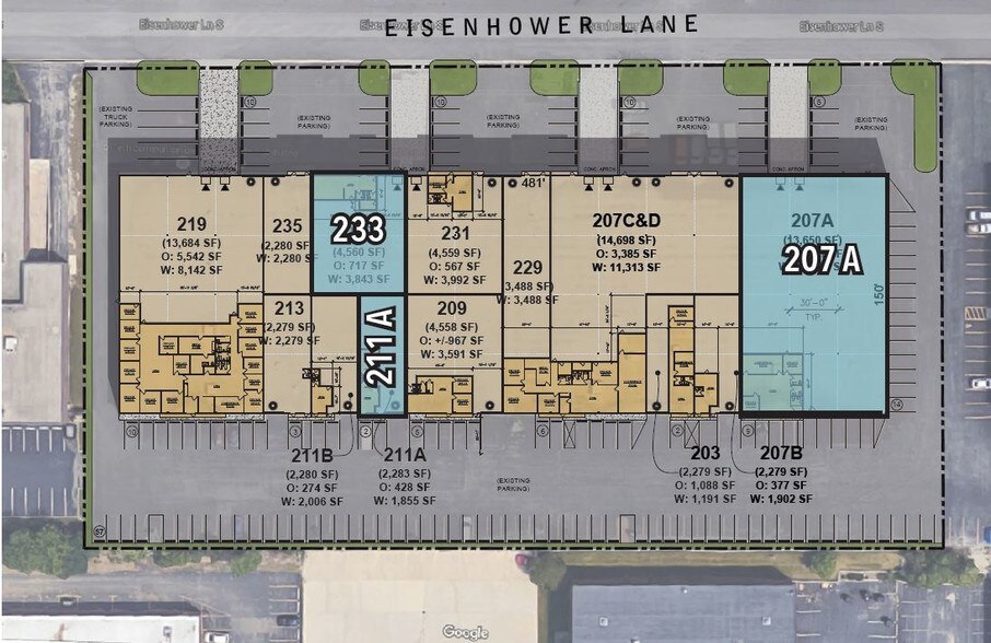 More Photos Of 201-235 Eisenhower Ln S, Lombard Warehouse For Lease