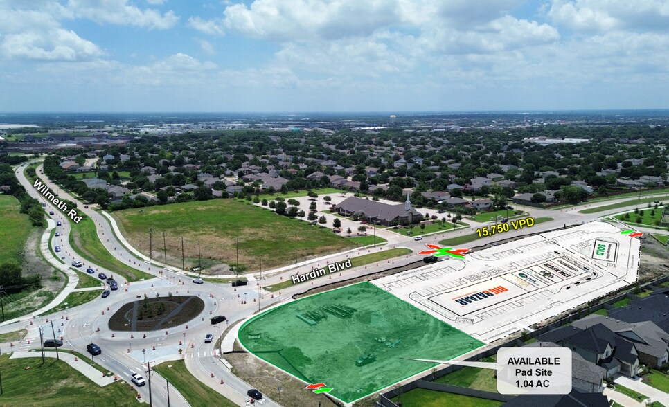 More Photos Of SWQ of Wilmeth Rd and Hardin Blvd, Mc Kinney Land For Lease