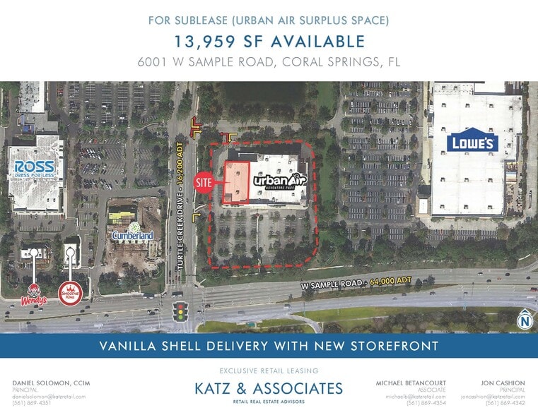 Primary Photo Of 6001 W Sample Rd, Coral Springs Freestanding For Lease