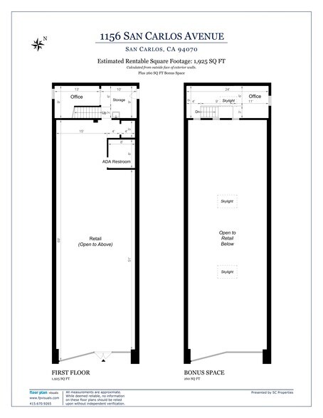 More Photos Of 1156 San Carlos Ave, San Carlos Storefront For Lease