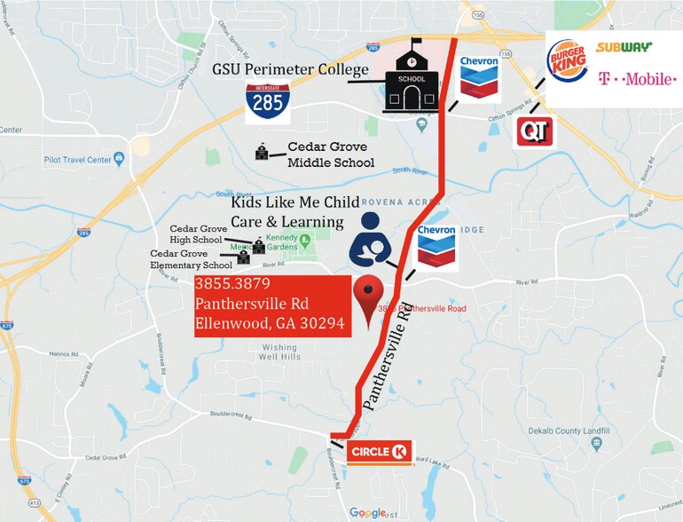 More Photos Of 3855 Panthersville Rd, Ellenwood Land For Sale