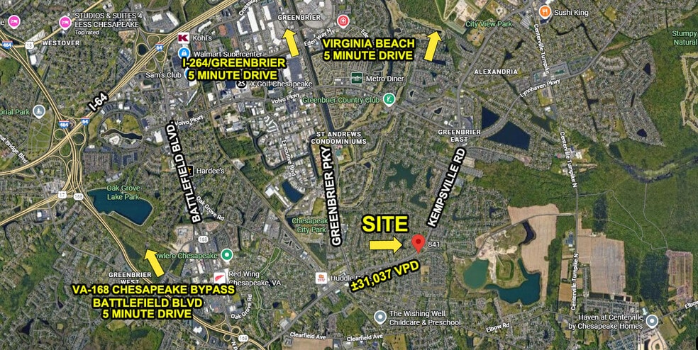 More Photos Of 841 Kempsville Rd, Chesapeake Land For Sale