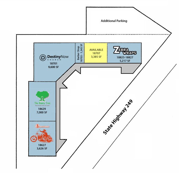 More Photos Of 18627-18825 SH 249, Houston Unknown For Lease