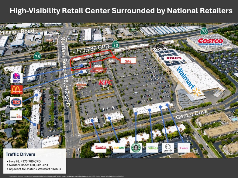 More Photos Of 703-705 Center Dr, San Marcos Storefront Retail Office For Lease