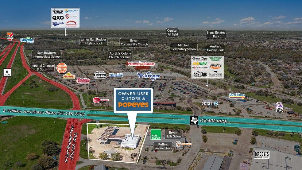 More Photos Of 890 N Earl Rudder Fwy, Bryan Convenience Store For Sale