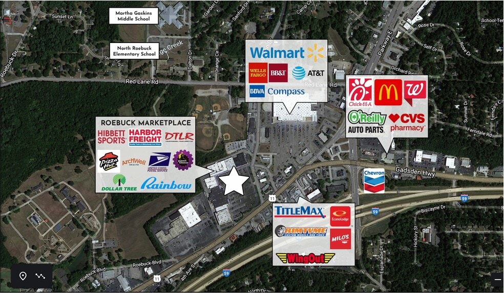 More Photos Of 9118-9174 Parkway E, Birmingham Freestanding For Lease