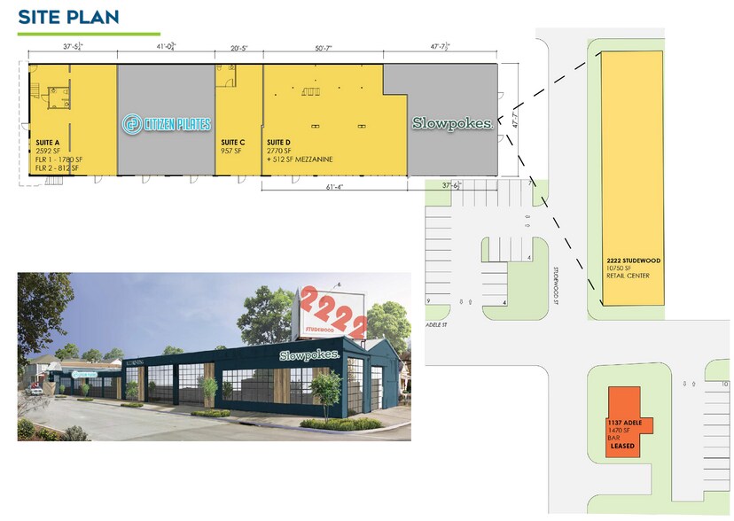 More Photos Of 2222 Studewood St, Houston Freestanding For Lease
