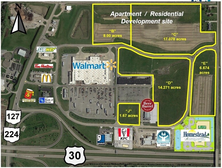 Primary Photo Of Towne Center Blvd, Van Wert Land For Lease