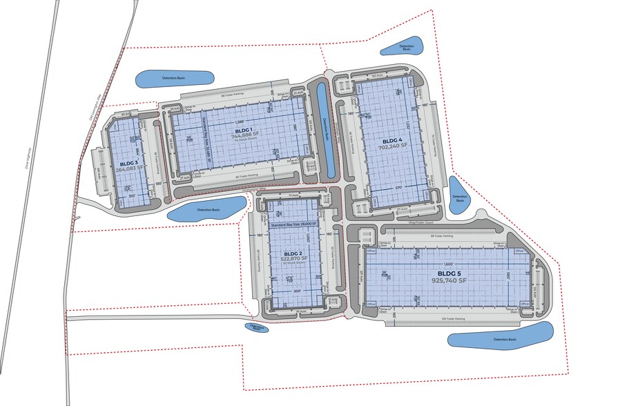 More Photos Of 500 Innovation Way, Richwood Distribution For Lease