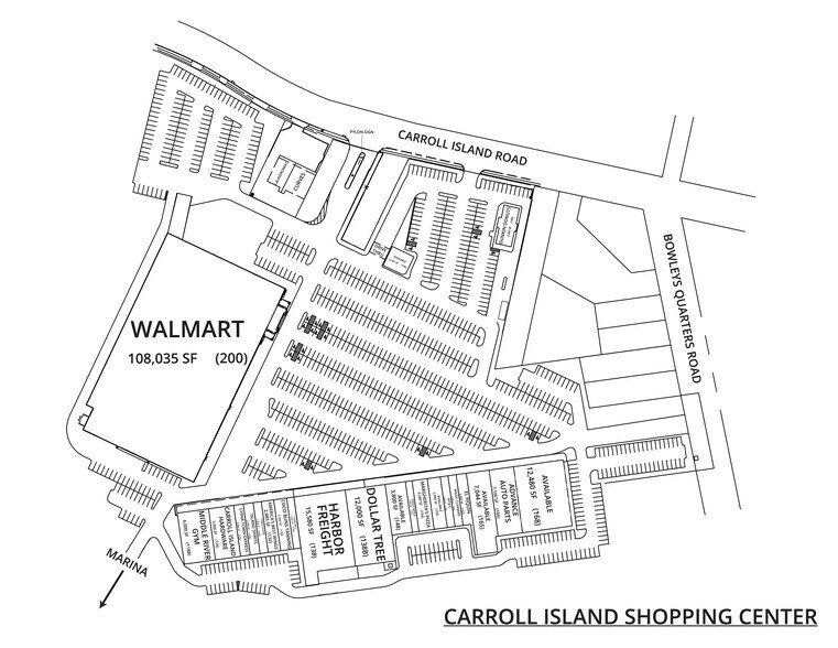 More Photos Of 120-168 Carroll Island Rd, Baltimore Unknown For Lease