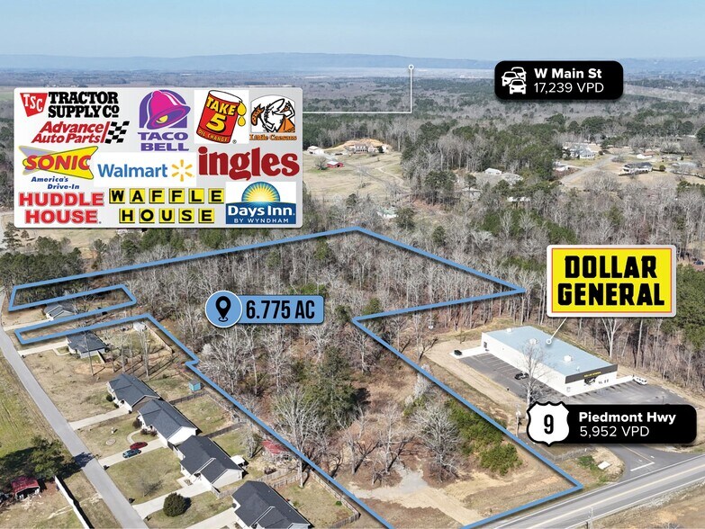 More Photos Of adj. to 900 Piedmont Hwy, Centre Land For Sale