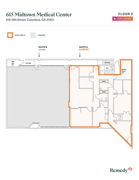More Photos Of 615 19th St, Columbus Medical For Lease