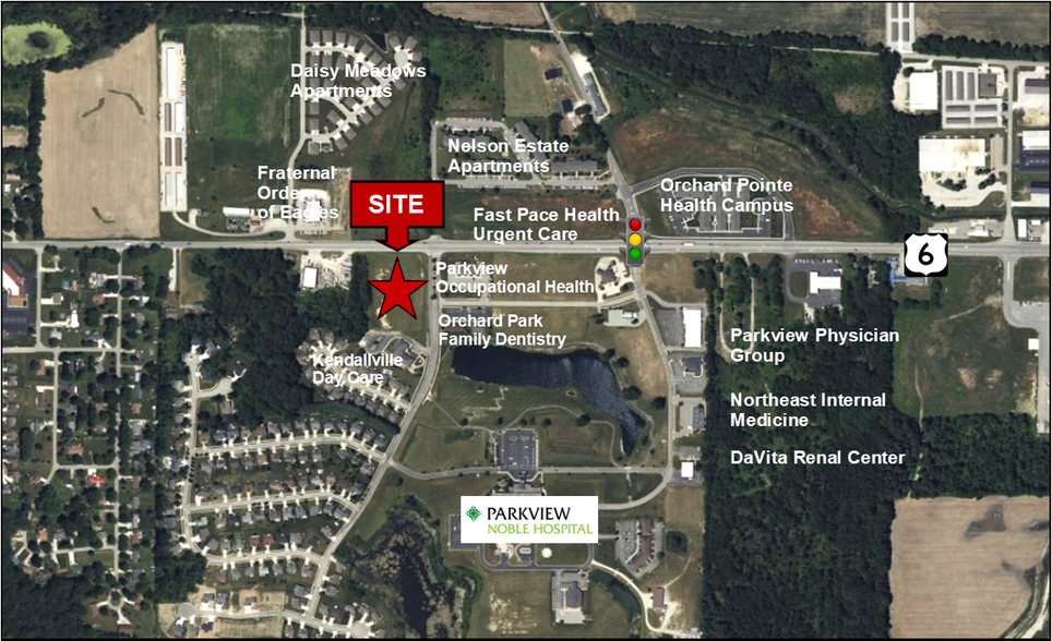 Primary Photo Of US 6 @ Orchard Place Parkway, Kendallville Land For Sale
