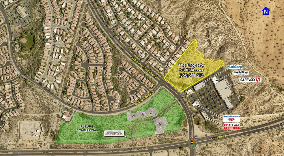 More Photos Of 12176 N Rancho Vistoso Blvd, Oro Valley Land For Sale